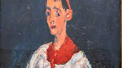 Chaïm Soutine - Enfant de coeur ( vers 1927-1928 ) Huile sur toile 